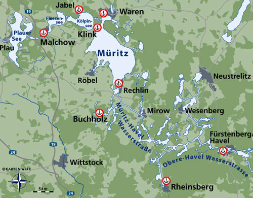 Mecklenburgische Seenplatte | Riveryacht